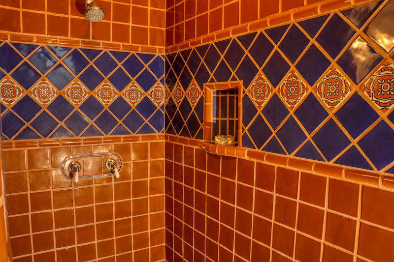 bathroom tile, vacation home